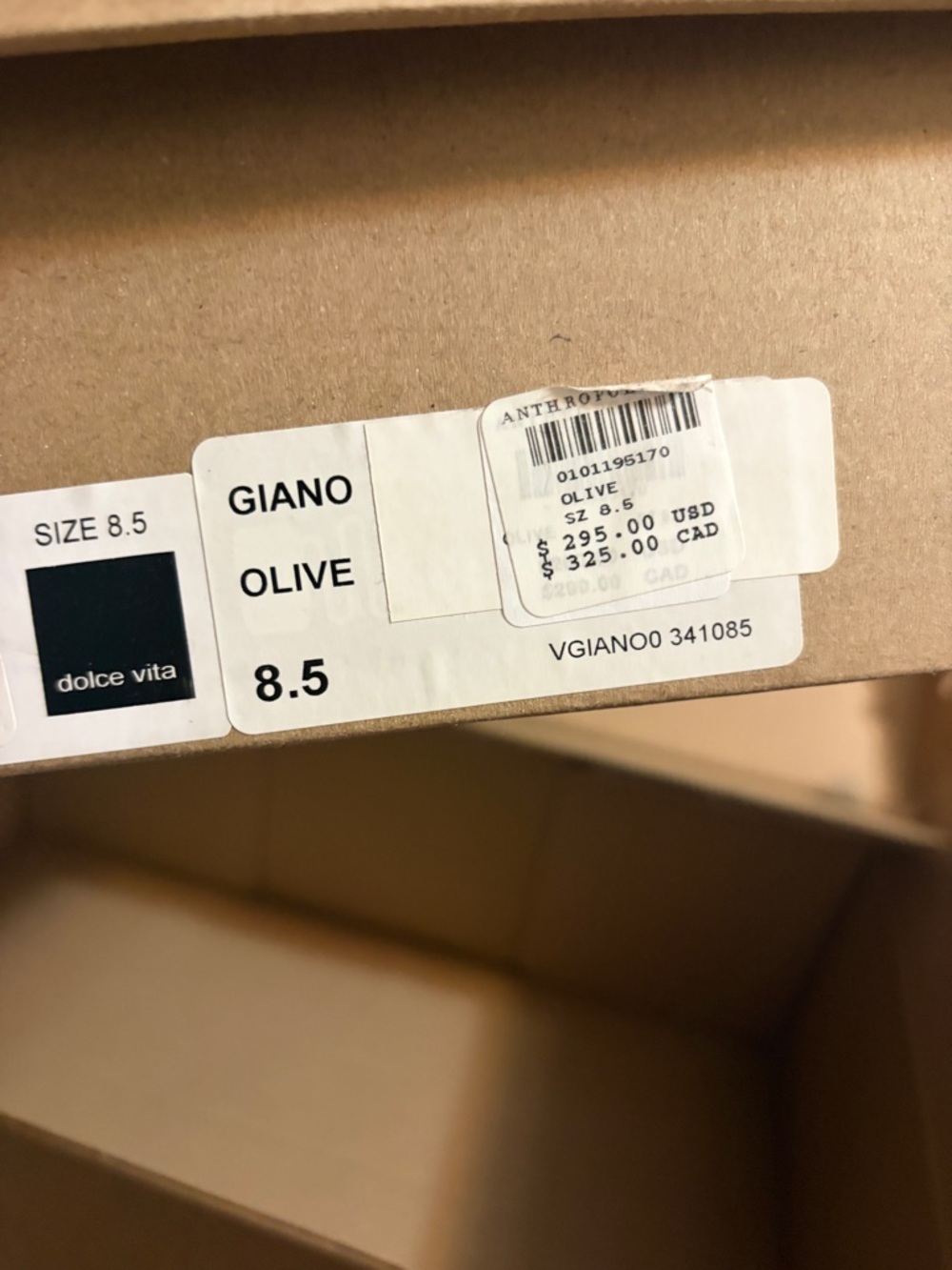 NIB DOLCE VITA Giano Suede Fringe Boots size 8.5
 reg $295 in Olive - Picture 8 of 9